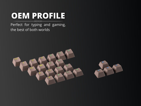 Teclas de Goma TPR - 23 Teclas