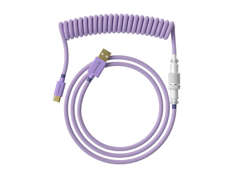 Coiled Keyboard Cable | 5-Pin Aviator Connector - Ranked