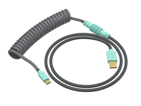 Coiled Keyboard Cable | 5-Pin Aviator Connector - Ranked