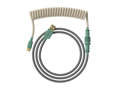 Coiled Keyboard Cable | 5-Pin Aviator Connector - Ranked