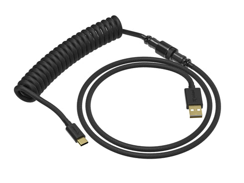 Coiled Keyboard Cable | 5-Pin Aviator Connector - Ranked