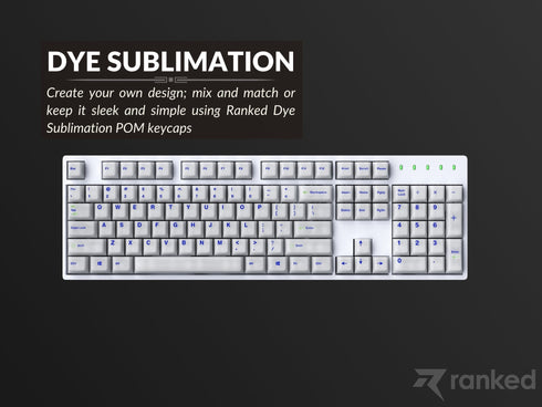Dye Sublimation POM Jelly Keycaps (169 Keys) - Ranked