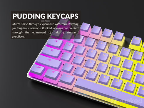 Pudding Keycaps v2 (145 Keys ) - Ranked