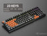 Rubberized TPR Keycaps - 23 Keys - Ranked